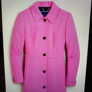 J Crew Italian Double Cloth Coat  -